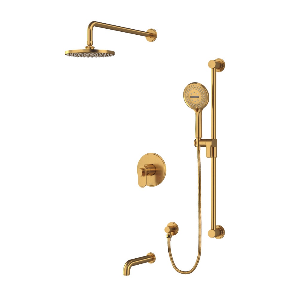 Riobel TKIT1345AABG-CW Arca Shower Kit 1345 Trim - Brushed Gold