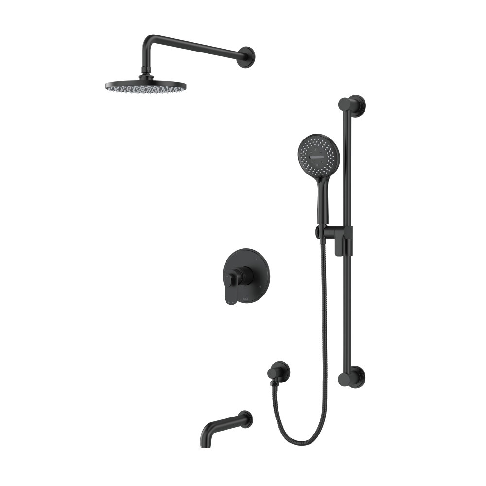 Riobel TKIT1345AABK-CW Arca Shower Kit 1345 Trim - Black