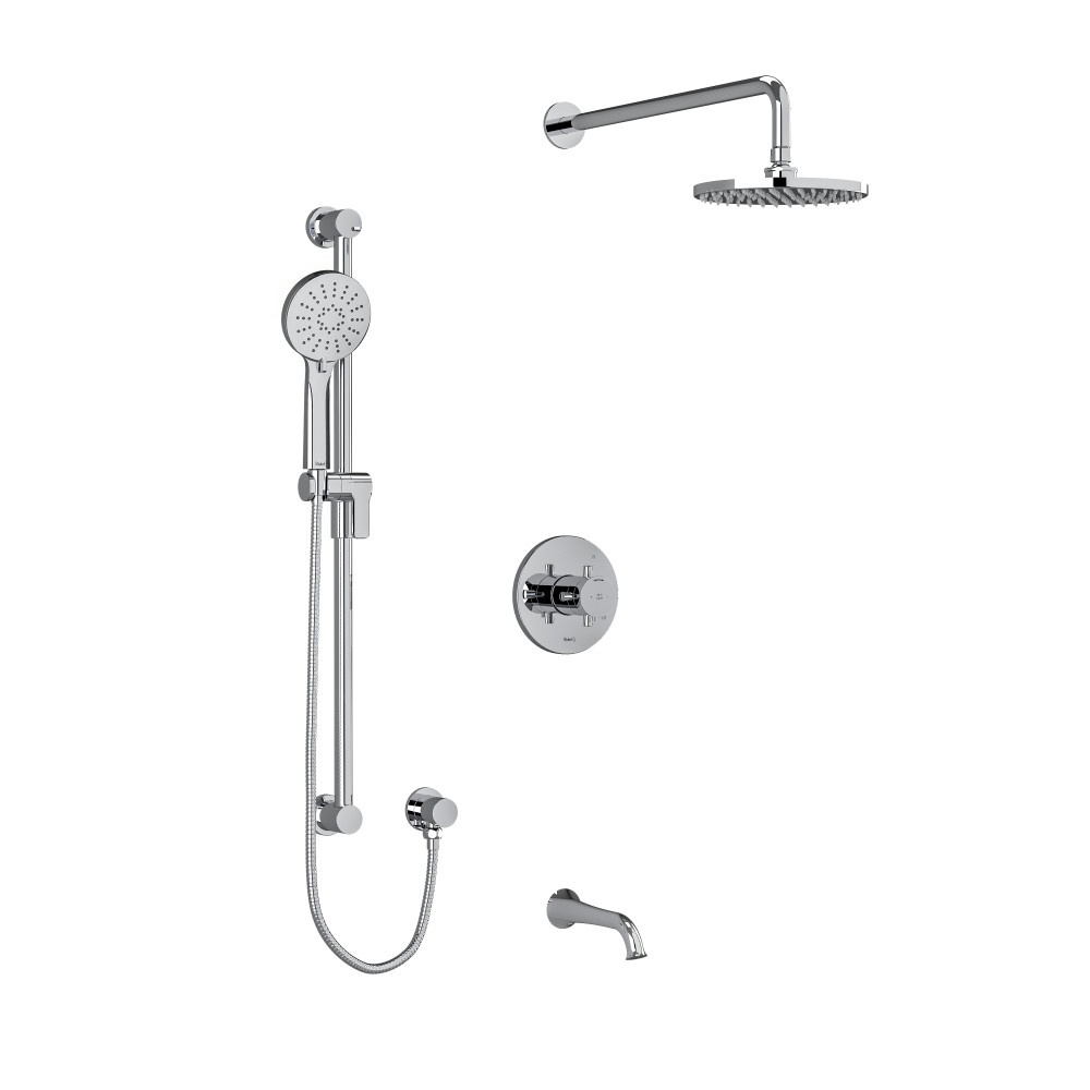 Riobel TKIT1345EDTM+C Edge Shower Kit 1345 Trim - Chrome