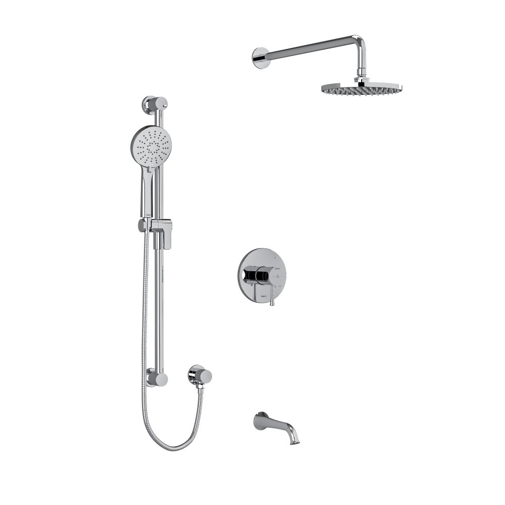 Riobel TKIT1345EDTMC Edge Shower Kit 1345 Trim - Chrome