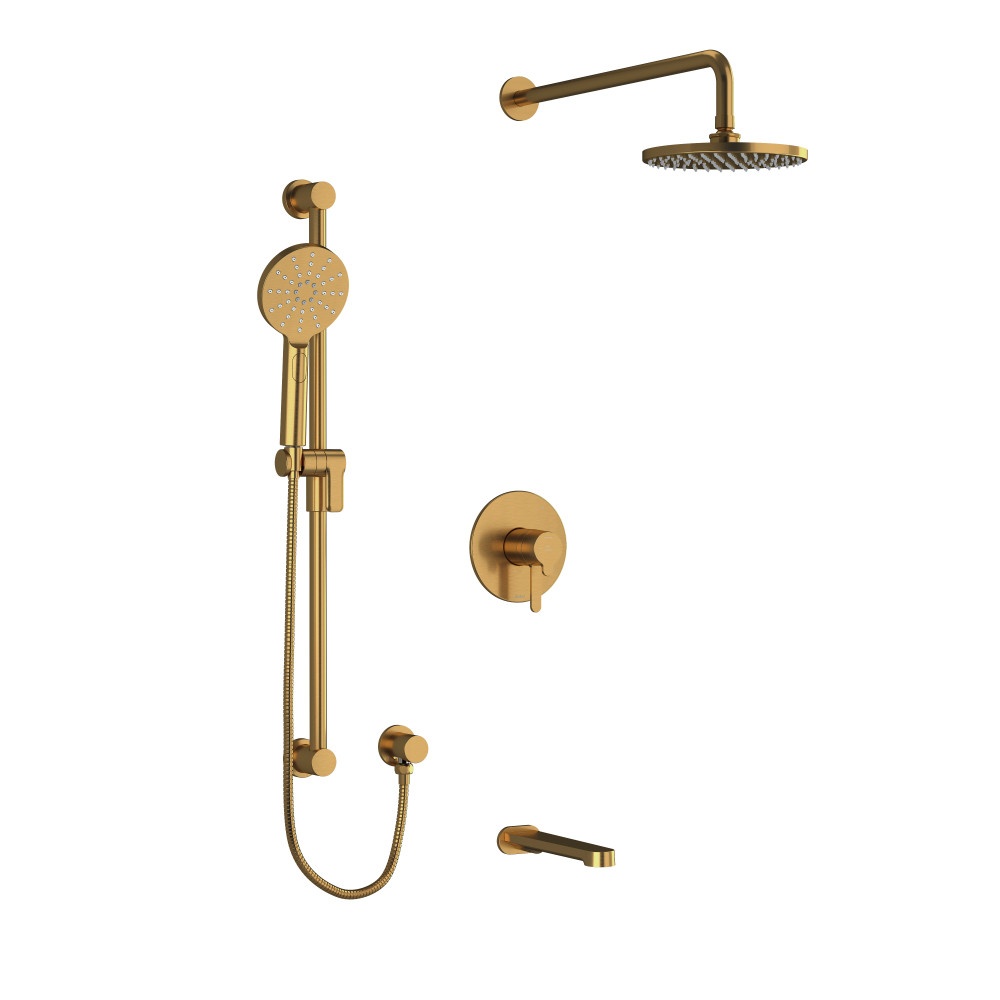 Riobel TKIT1345NBBG-CW Nibi Shower Kit 1345 Trim - Brushed Gold