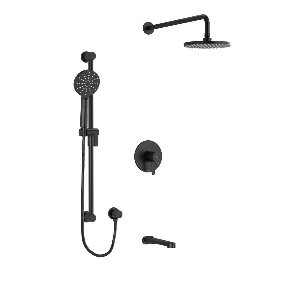 Riobel TKIT1345NBBK-CW Nibi Shower Kit 1345 Trim - Black
