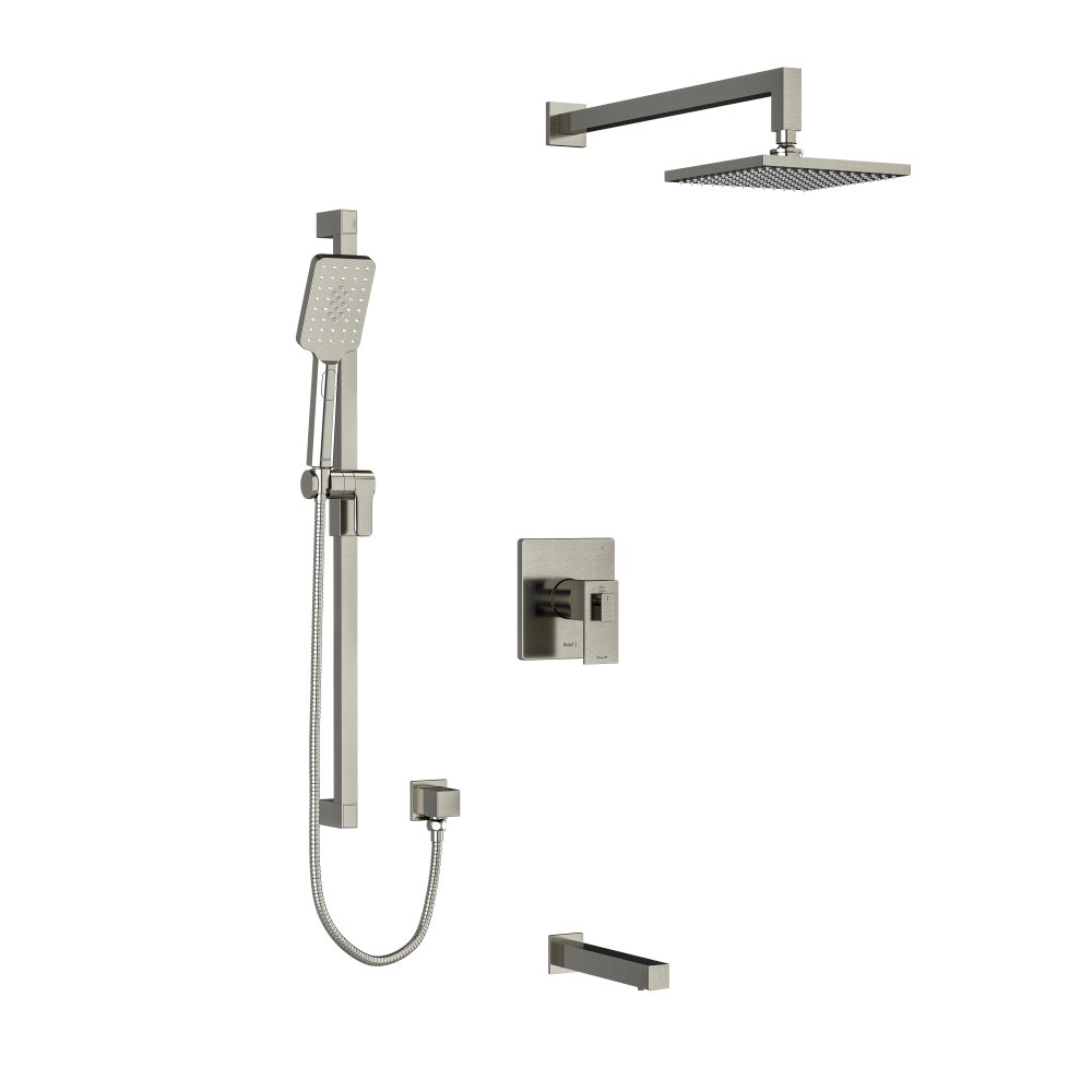 Riobel TKIT1345USBN Kubik Shower Kit 1345 Trim - Brushed Nickel