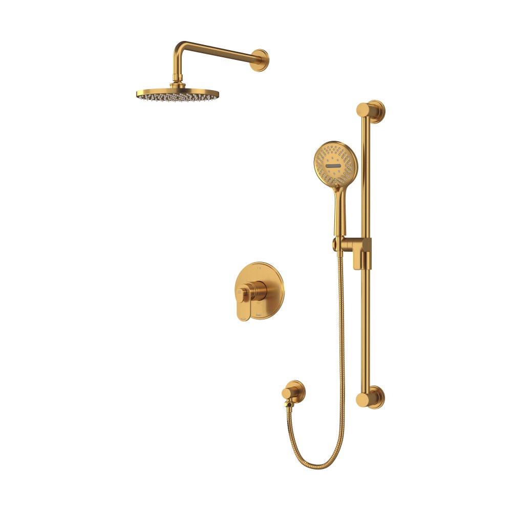 Riobel TKIT323AABG-CW Arca Shower Kit 323 Trim - Brushed Gold