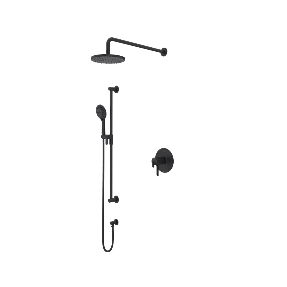 Riobel TKIT323AUBK-CW Authentica Shower Kit 323 Trim - Black