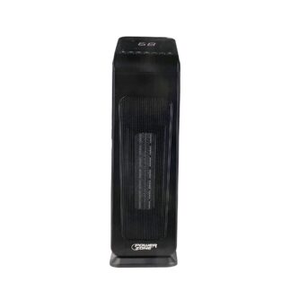 PowerZone HT1023 1500W Oscillating Ceramic PTC Tower Heater with Remote Control