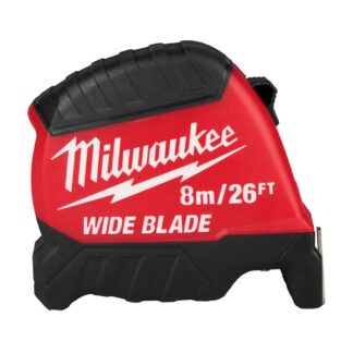 Milwaukee 48-22-1226 8 m/26 ft. x 1.3 -inch Wide Blade Tape Measure with 17 ft. Reach