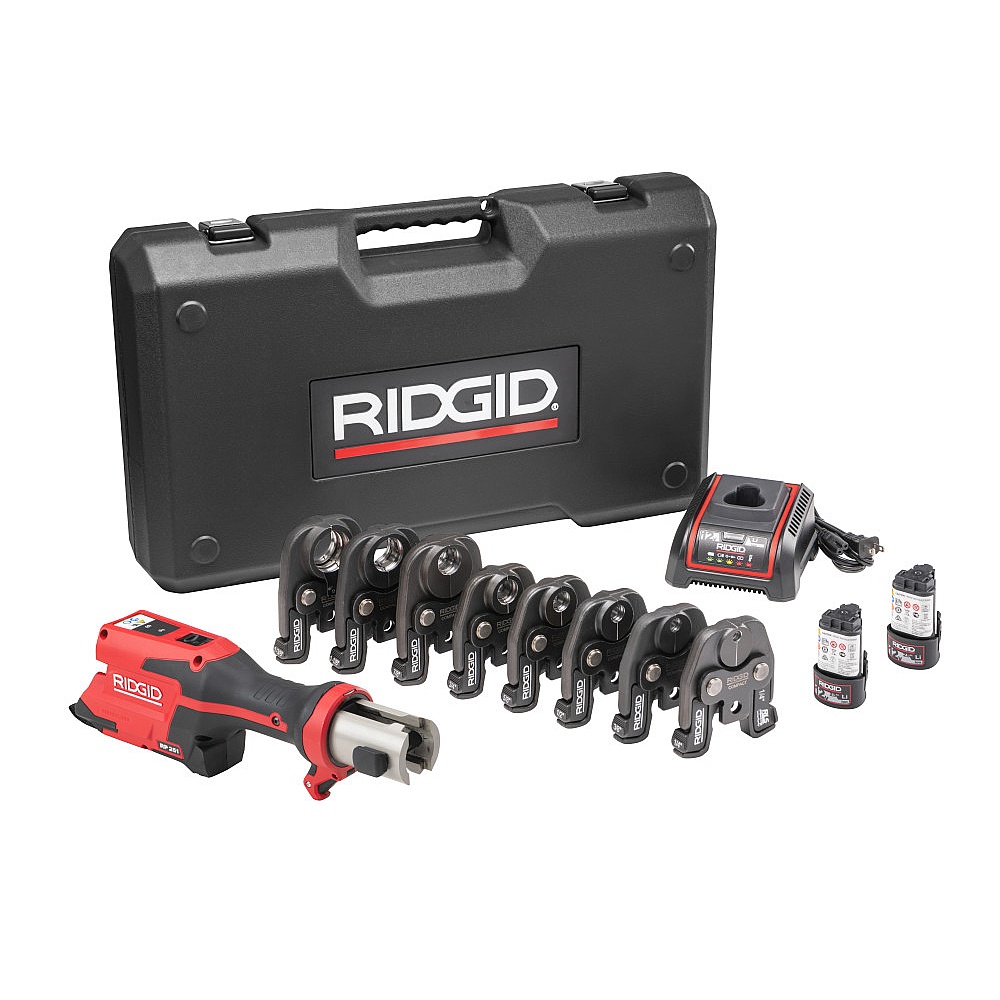 Ridgid 78238 RP 251 Press Tool Battery Kit with RLS Jaws (1/4" - 1-3/8")