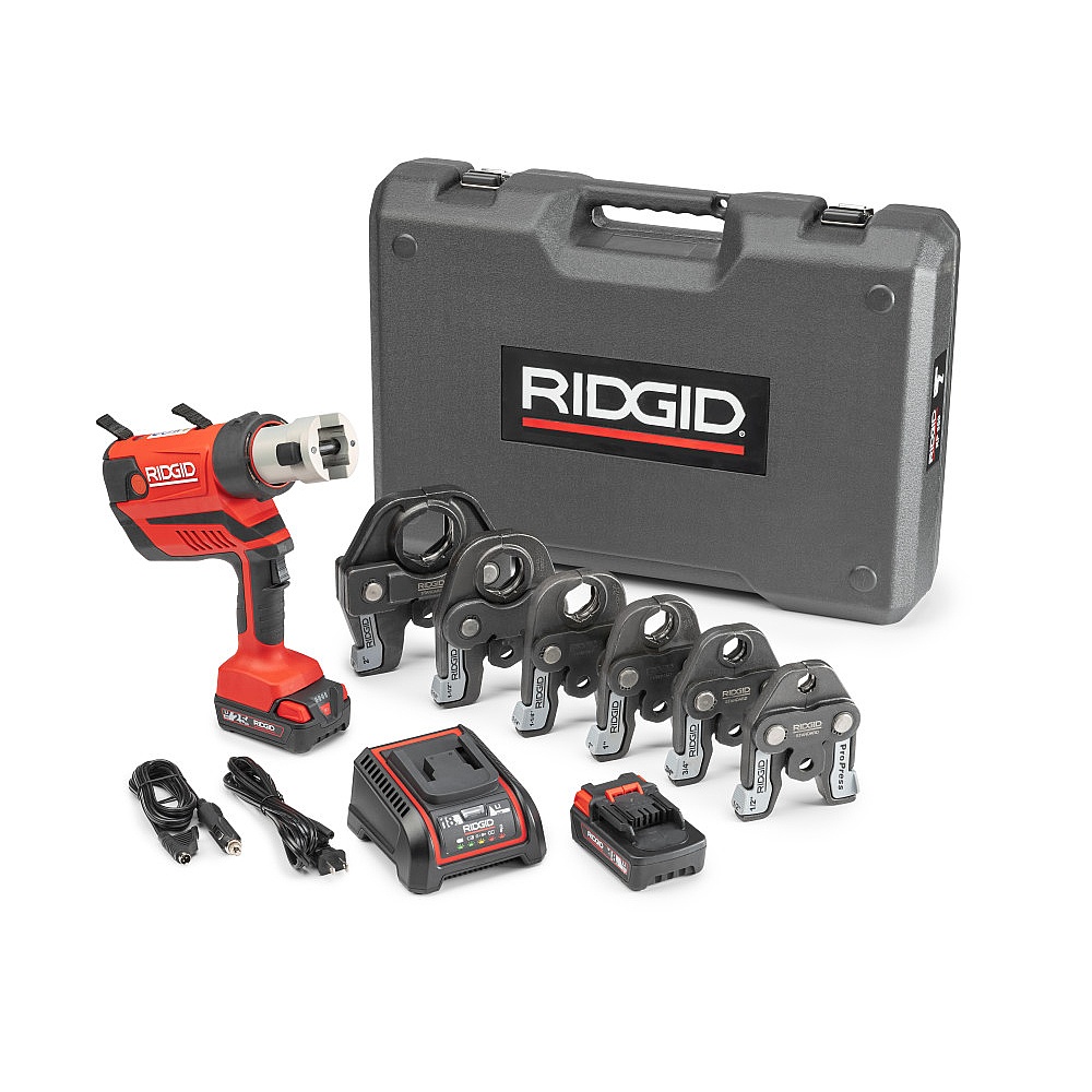Ridgid 67053 RP 350 Battery Kit W/ ProPress Jaws (1/2" - 2")