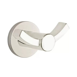 Emtek 280900US15 Round Flange Double Robe Hook - Satin Nickel