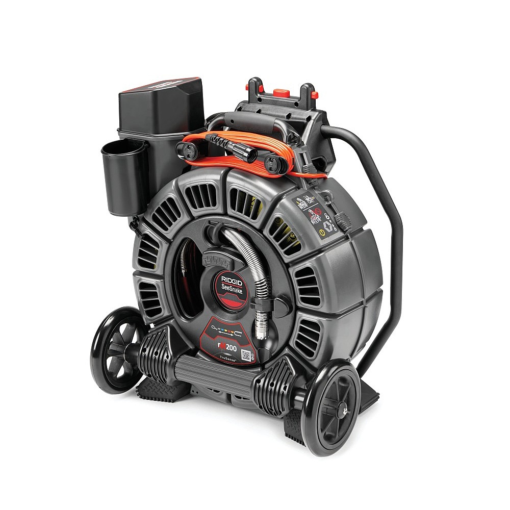 Ridgid 63658 SeeSnake® rM200A Reel (200' / 61 m) with Self-Leveling Camera powered with TruSense®