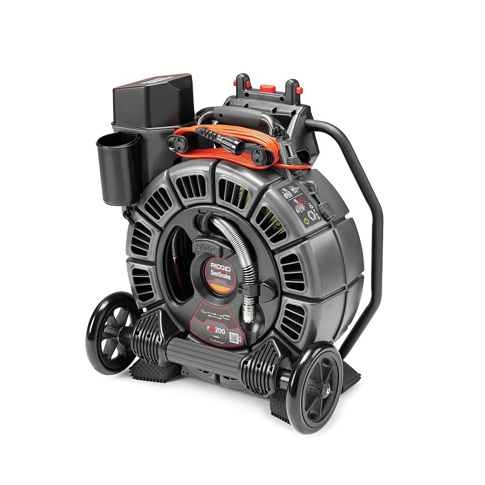 Ridgid 63663 SeeSnake® rM200B Reel (165' / 50m) with Self-Leveling Camera powered with TruSense