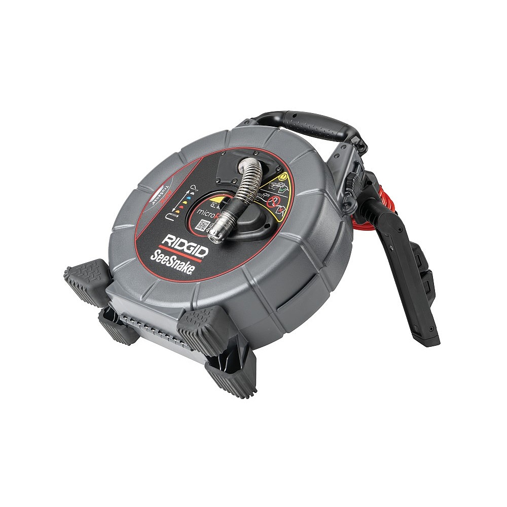 Ridgid 70808 Seesnake Microreel Apx With Trusense Diagnostic Pipe Inspection Camera