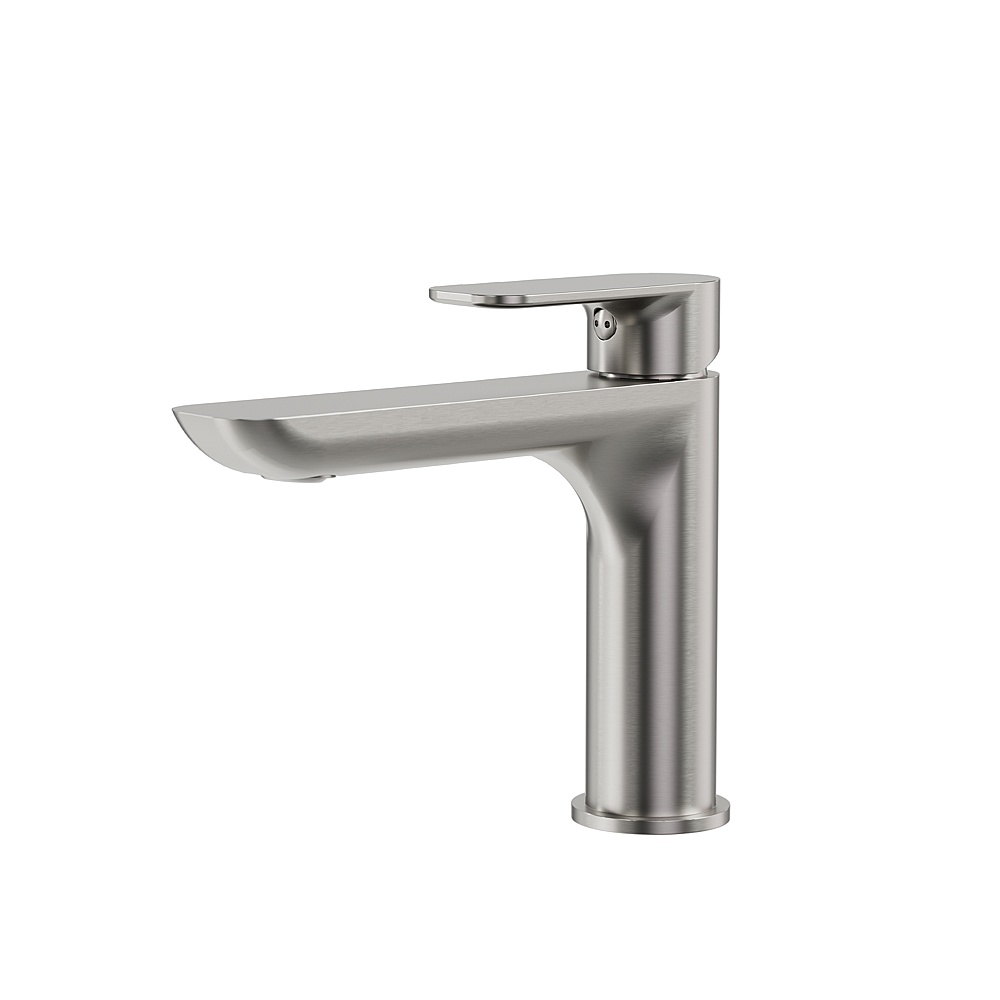 Aquabrass Xpress ABFB56014BNVD 56014 Must Single-Hole Lavatory Faucet - Brushed Nickel PVD