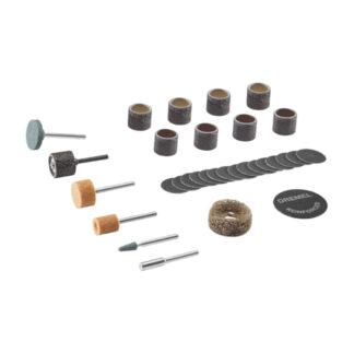 Dremel 727-01 Sanding/Grinding Rotary Accessory Micro Kit, 31 Pack