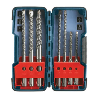 Bosch HCK001 SDS-Plus® Bulldog™ Rotary Hammer Drill Bit Set, 7 Pack