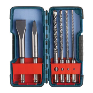 Bosch HCST006 SDS-Plus® Bulldog™ Rotary Hammer Drill Bit Set, 6 Pack