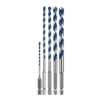 Bosch HCBG501T BlueGranite Turbo™ Carbide Hammer Drill Bit Set, 5 Pack
