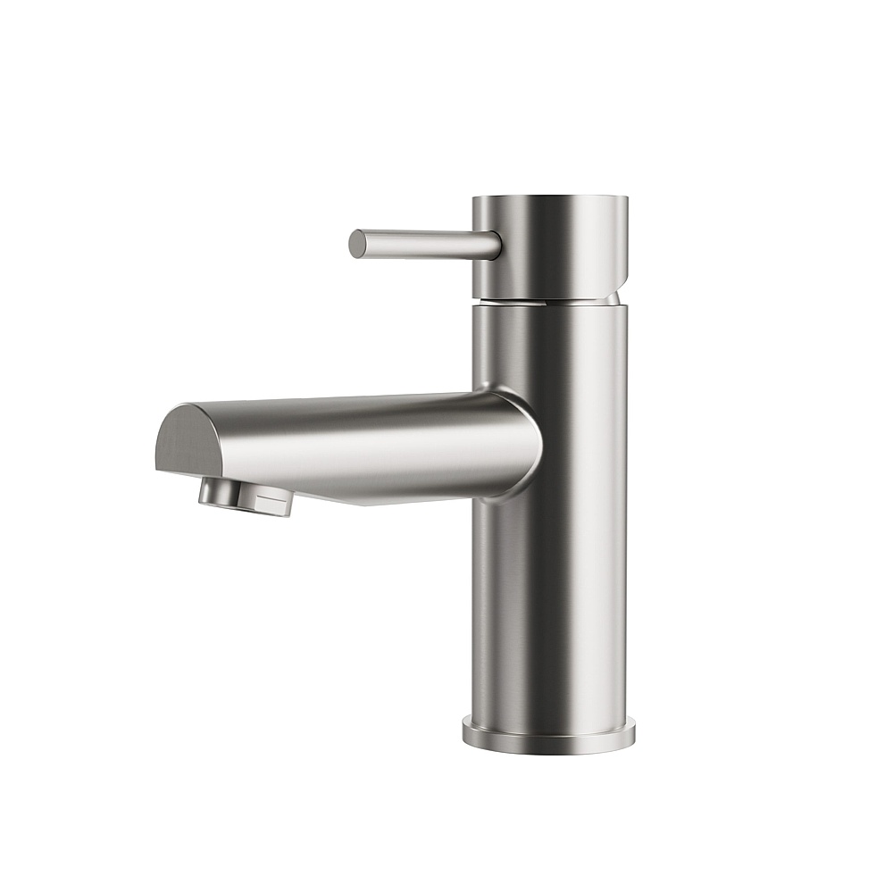 Aquabrass Xpress ABFB61014BNVD 61014 Volare Single-Hole Lavatory Faucet - Brushed Nickel PVD