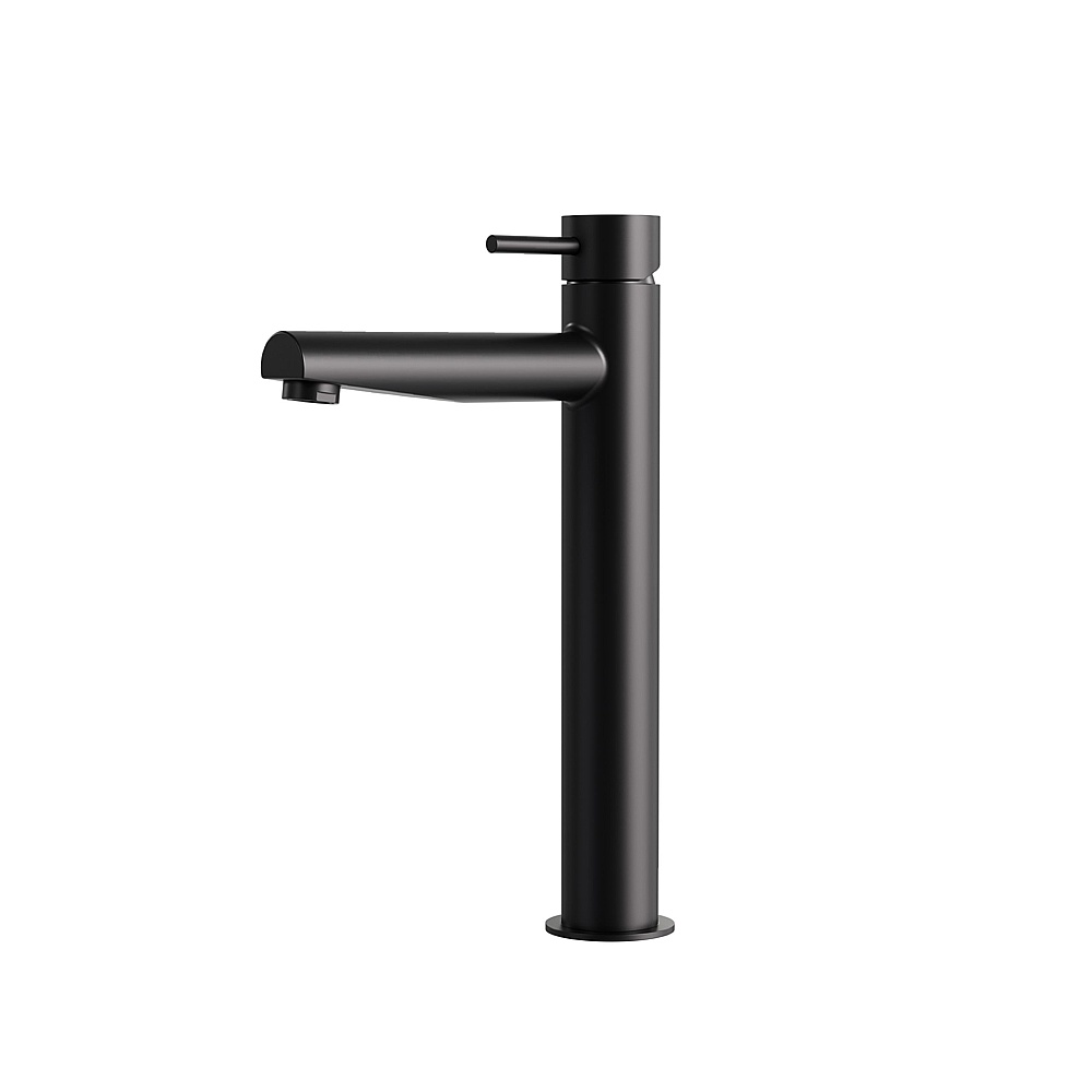 Aquabrass Xpress ABFB61020EBK 61020 Volare Tall Single-Hole Lavatory Faucet - Electro Black