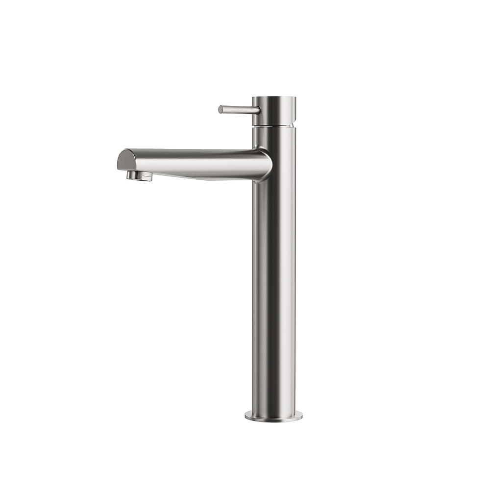 Aquabrass Xpress ABFB61020BNVD 61020 Volare Tall Single-Hole Lavatory Faucet - Brushed Nickel PVD