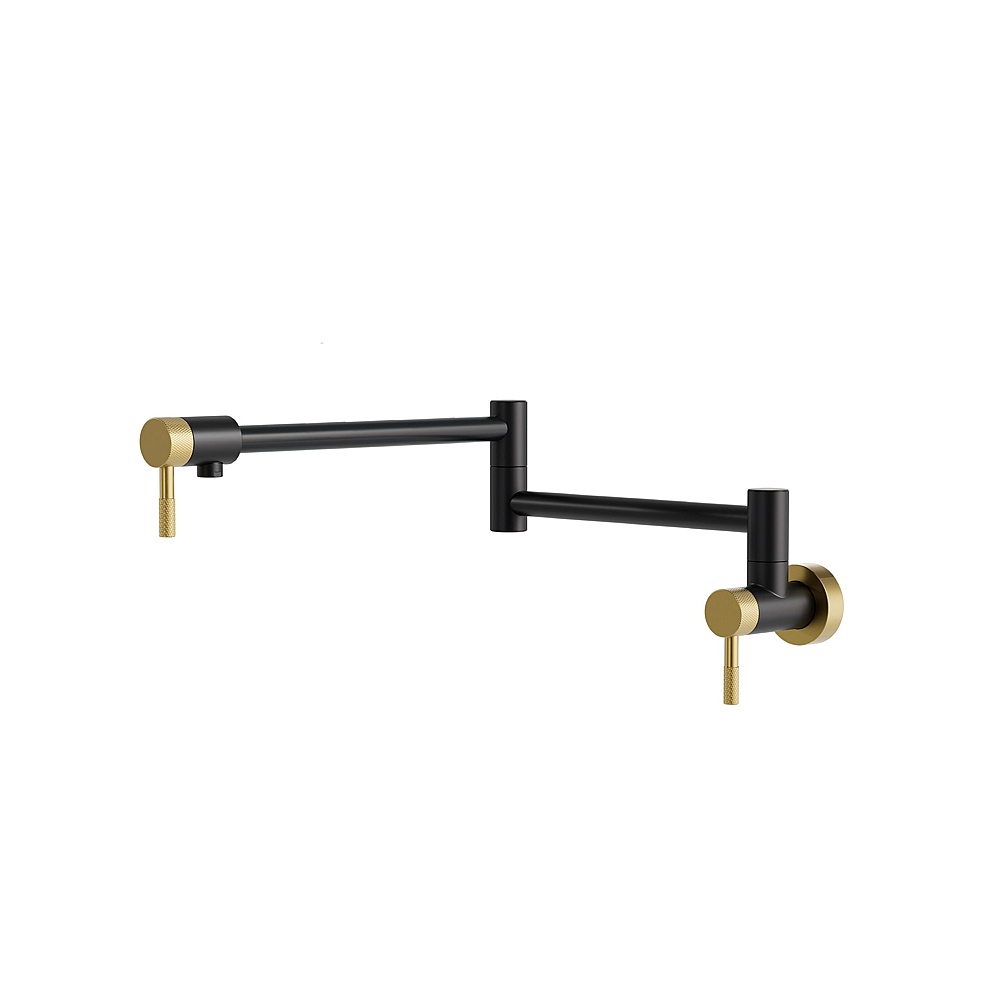 Aquabrass Xpress ABFK6230PEBK 6230P Umix Pot Filler with 2 Actuators - Electro Black