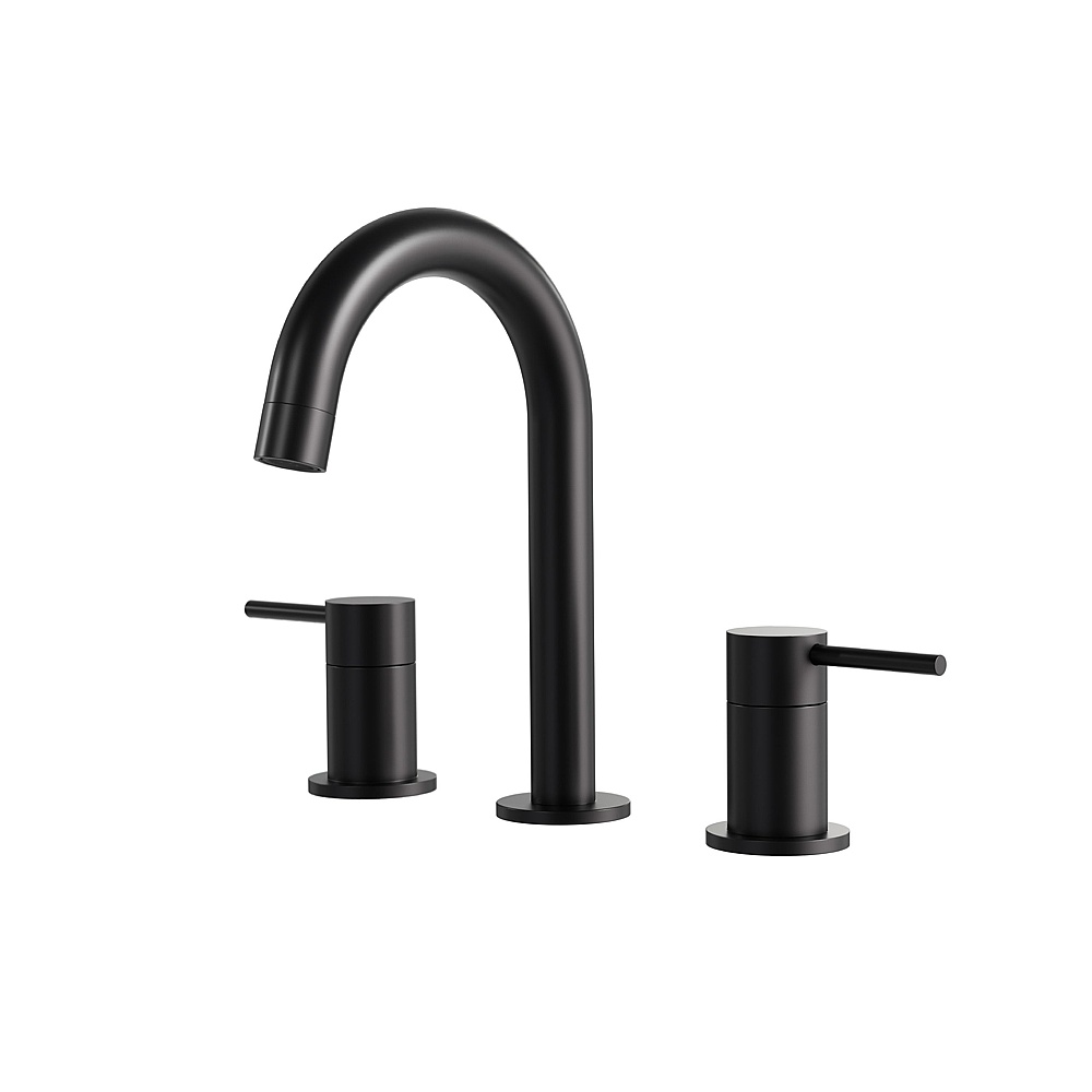 Aquabrass Xpress ABFB62316EBK 62316 Umix Widespread Lavatory Faucet - Electro Black