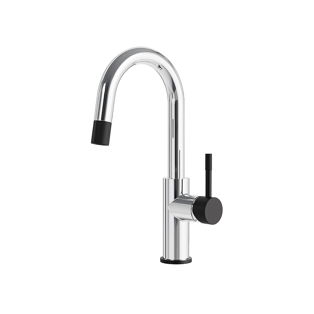 Aquabrass Xpress ABFK6235BPC 6235B Umix Pull-Down 1 Spray Bar Faucet - Polished Chrome
