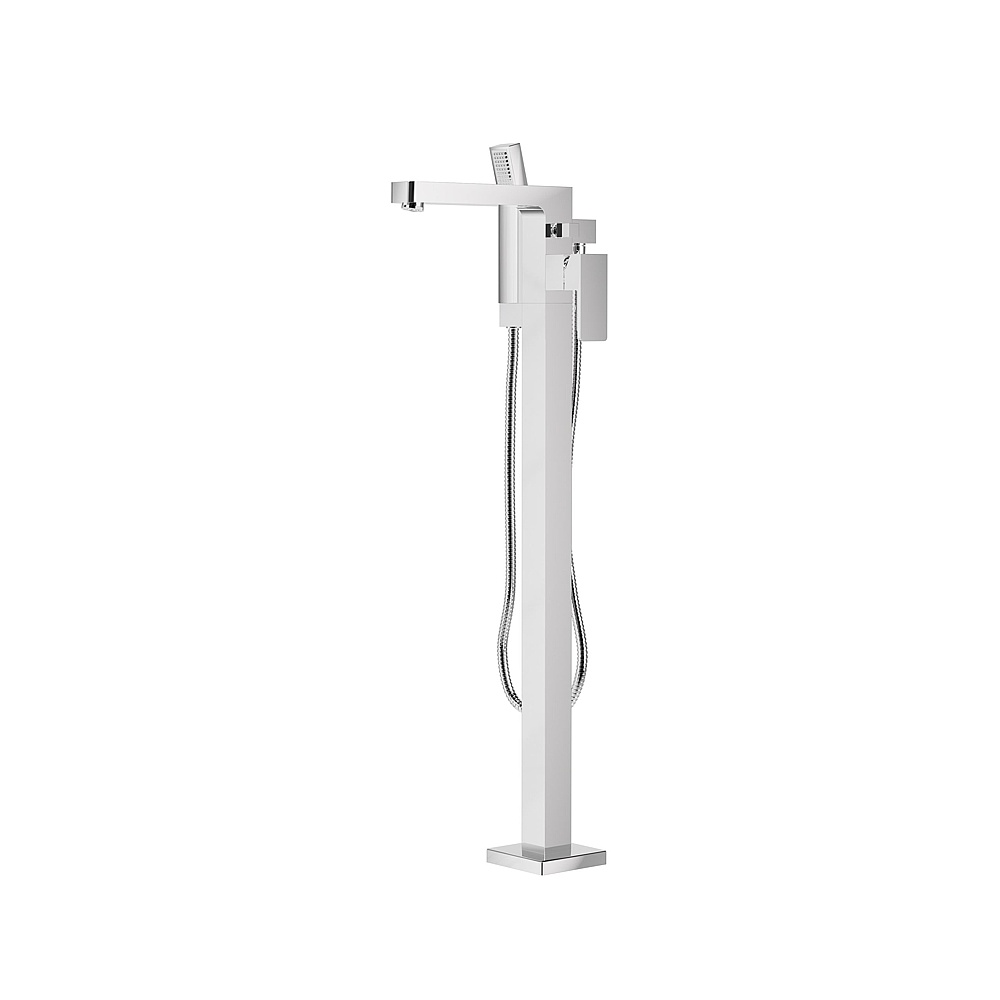 Aquabrass Xpress ABFB86N85PC 86N85 Madison Floormount Tub Filler with Handshower - Polished Chrome