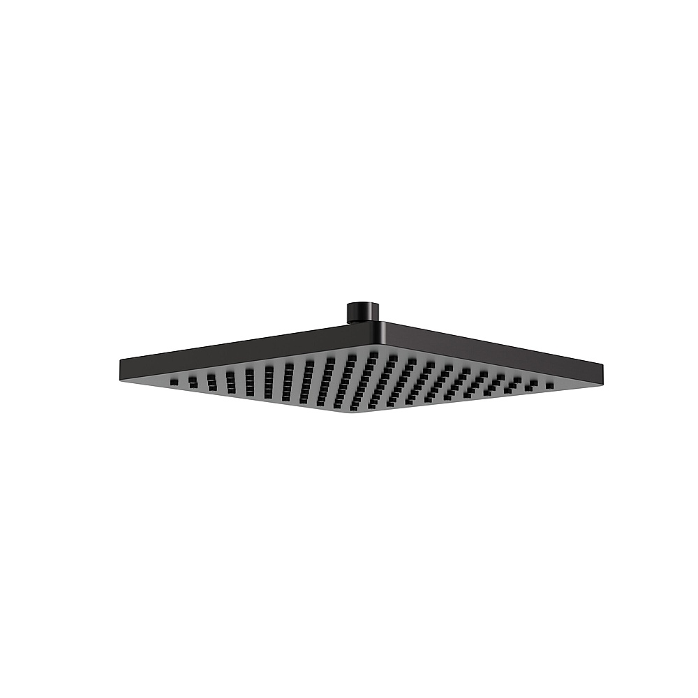 Aquabrass Xpress ABSCXP184EBK Xp184 10'' Square Rain Head - Electro Black