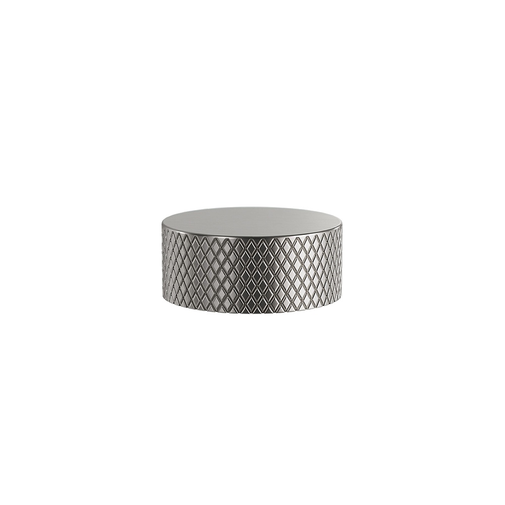 Aquabrass Xpress ABSHXPKTHBNVD Xpkth Umix Knurled Round Thermo Handle Base - Brushed Nickel PVD