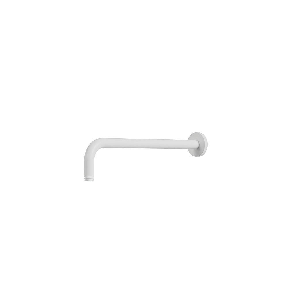 Aquabrass Xpress ABSCXPR61WH Xpr61 15'' Wall Shower Arm with Round Flange - White