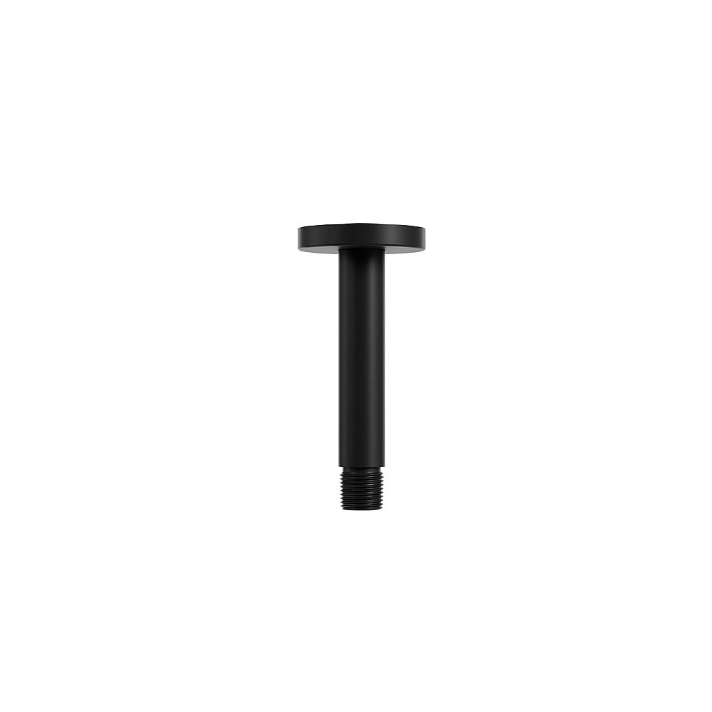 Aquabrass Xpress ABSCXPR63EBK Xpr63 4'' Ceiling Shower Arm with Round Flange - Electro Black