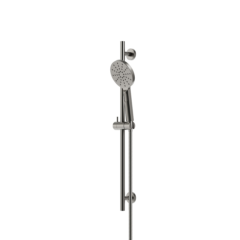 Aquabrass Xpress ABSCXPR95BNVD Xpr95 Complete Round Shower Rail - 3 Functions Handshower - Brushed Nickel PVD