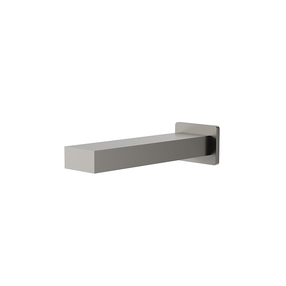 Aquabrass Xpress ABSCXPS32BNVD Xps32 Square Tub Spout without Diverter - Brushed Nickel PVD