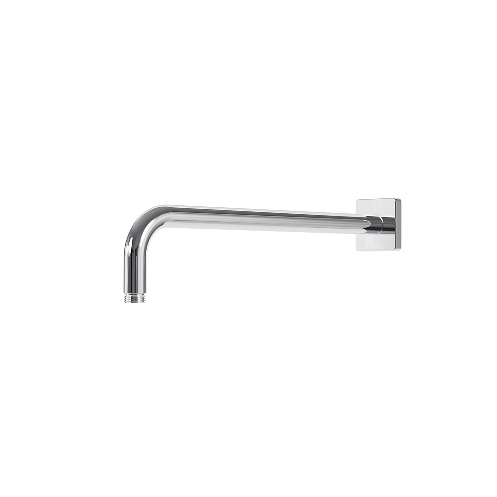 Aquabrass Xpress ABSCXPS62PC Xps62 15'' Wall Shower Arm with Square Flange - Polished Chrome