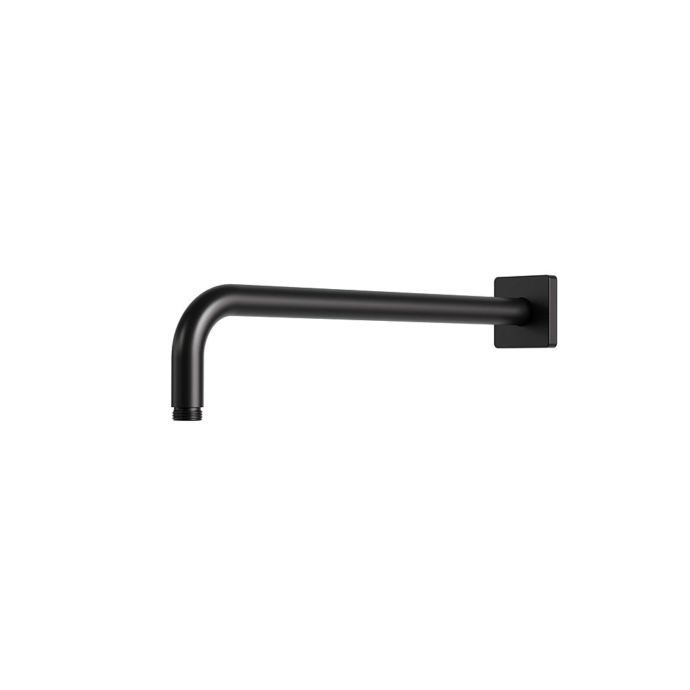 Aquabrass Xpress ABSCXPS62EBK Xps62 15'' Wall Shower Arm with Square Flange - Electro Black