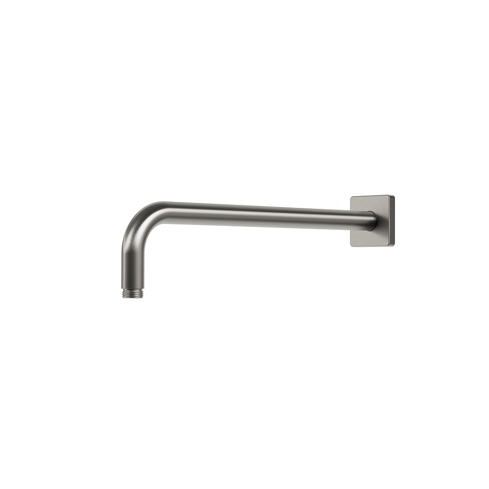 Aquabrass Xpress ABSCXPS62BNVD Xps62 15'' Wall Shower Arm with Square Flange - Brushed Nickel PVD