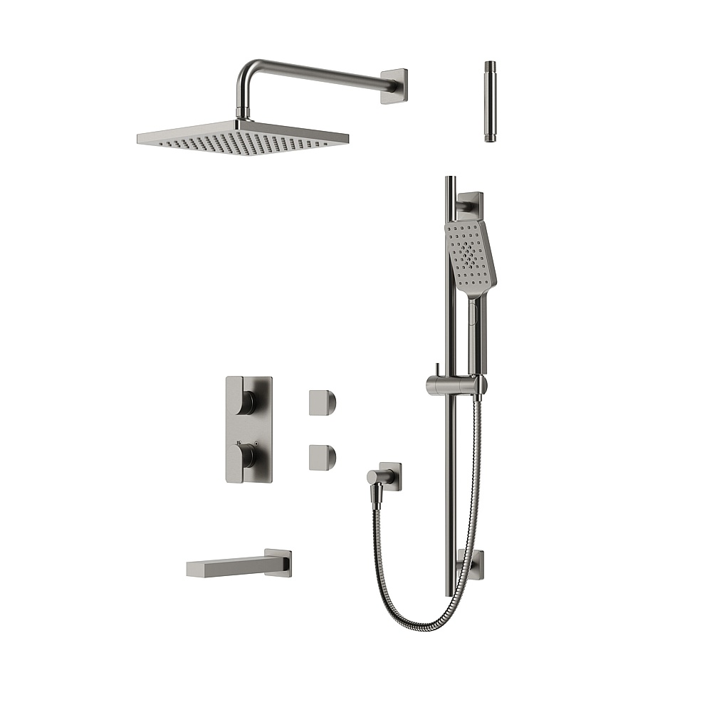 Aquabrass Xpress ABSZXPSK03GBNVD Xpsk03G Thermo Shower Kit 3-Way Non Shared - White