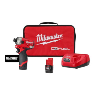 Milwaukee 2551-22 M12 FUEL™ SURGE™ 1/4" Hex Hydraulic Driver Kit