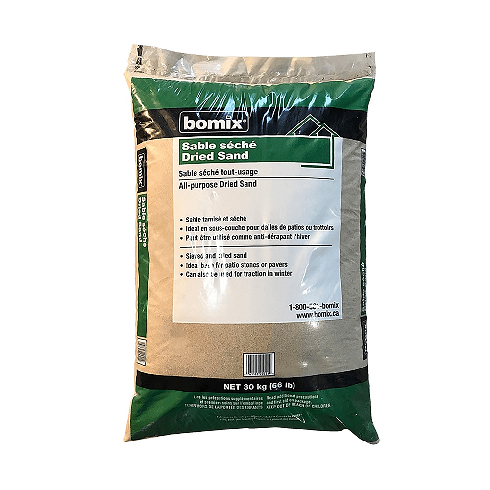Bomix SAND30KG 30 kg 2002S30 All-Purpose Dried Sand, 63 Pack