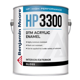 Benjamin Moore HP3310.9X 3.78L Acrylic DTM Paint, Gloss - Clear