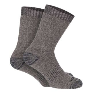 NAT'S NTWK935-18 Cotton-Blend Work Socks, 2 Pack - Grey & Charcoal