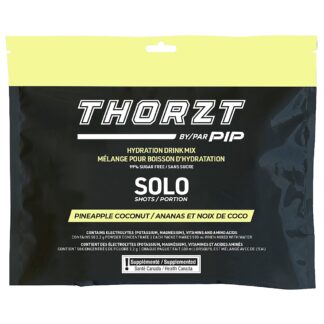 PIP SSSFPCCA THORZT 3g Sugar Free Solo Shots Hydration Drink Mix, 50 Pack - Pineapple Coconut