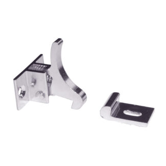 Richelieu BP5540180 1-3/8" x 1-1/8" Heavy-Duty Elbow Catch - Polished Nickel