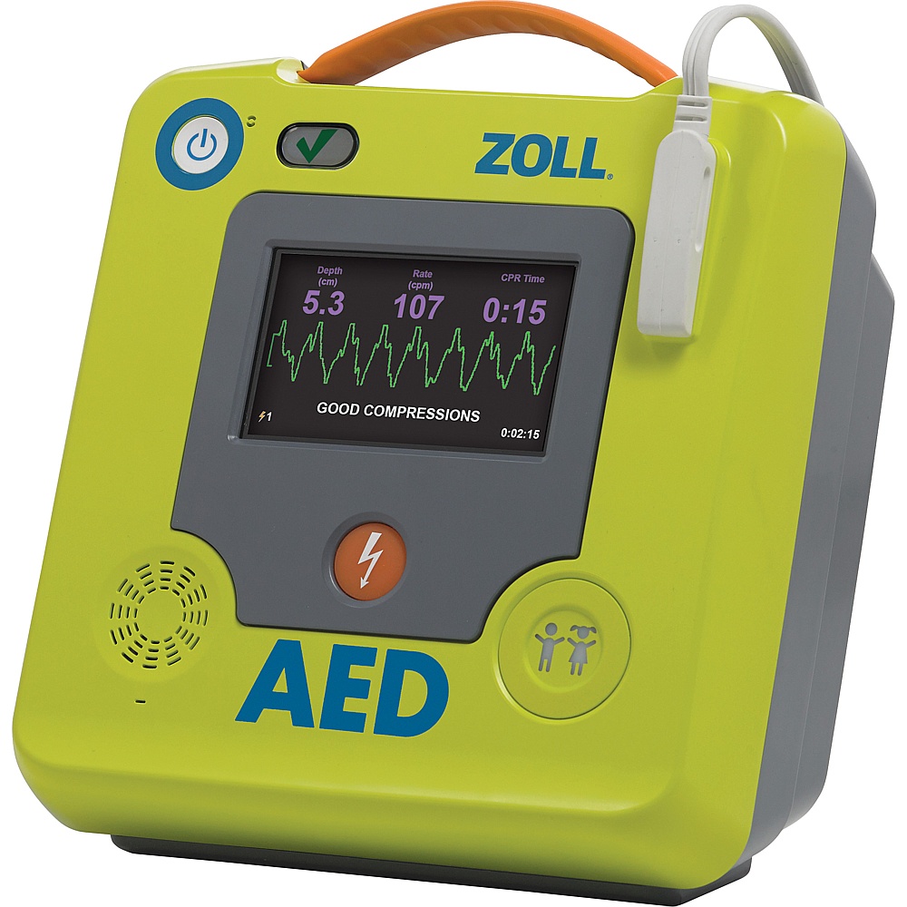 Zoll SGP847 Professional Rescuers AED 3™ BLS Defibrillator, Semi-Automatic, French, Class 4