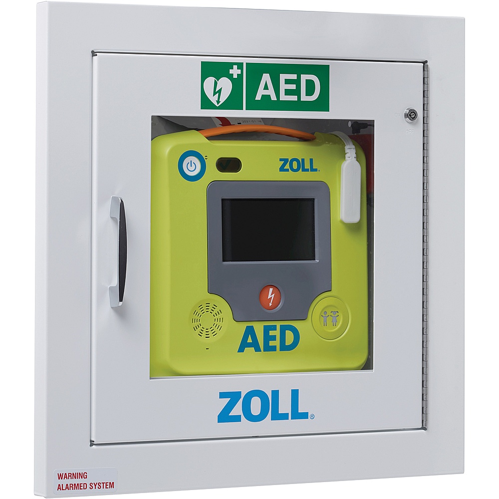 Zoll SGP851 Fully-Recessed AED Wall Cabinet, Zoll AED 3™ For, Non-Medical
