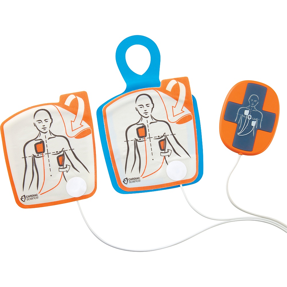 Cardiac Science SDN539 AED Adult Electrode Pads with CPR Feedback, Powerheart G5® For, Class 2