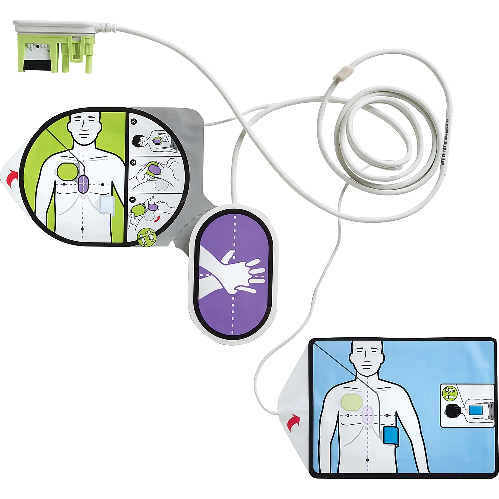 Zoll SGZ855 CPR Uni-Padz Adult & Pediatric Electrodes, Zoll AED 3™ For, Class 4