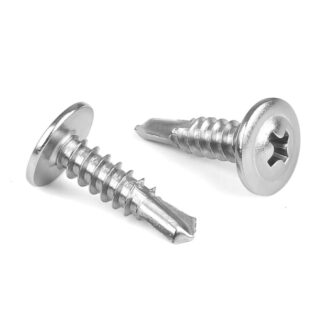 Fasteners & Fittings 850SSDZTP #8 x 1/2" Self-Drilling Modified Truss Screw, 10000 Pack - Zinc